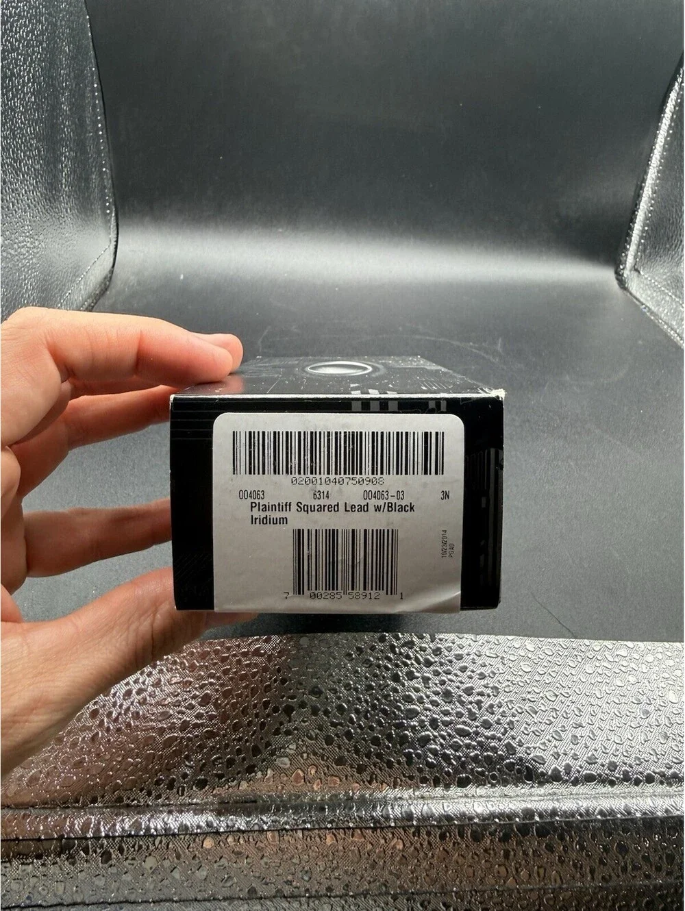 Oakley Plaintiff Squared Lead/Black Iridium Lenses OO4063-03